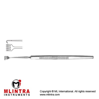 Kaye Face-Lift Hook 4 Prongs Stainless Steel, 13 cm - 5" Kaye Face-Lift Hook 4 Prongs Stainless Steel, 13 cm - 5"